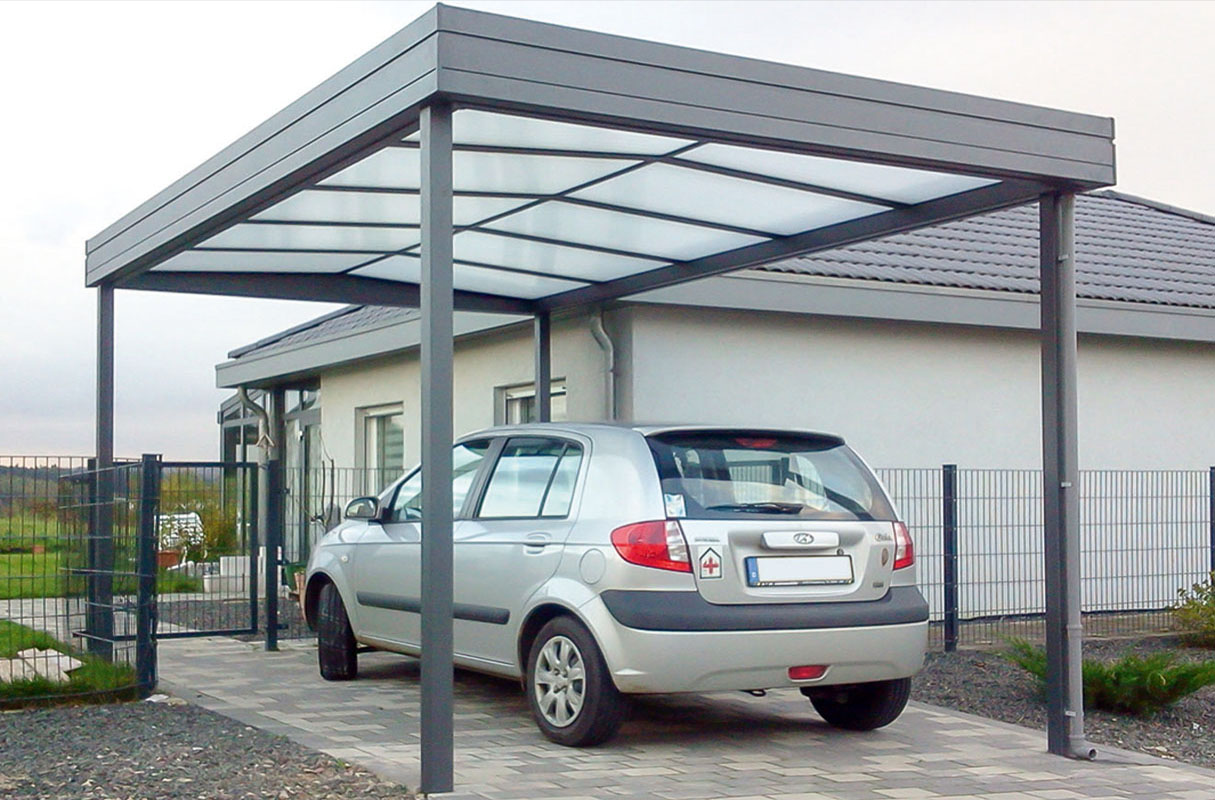 Tebau Linea als Carport